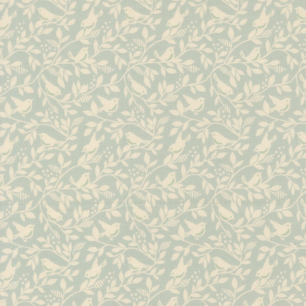 True Love - Birds of a Feather - Robins Egg - Lella Boutique - Moda Fabrics - 1/2 yd