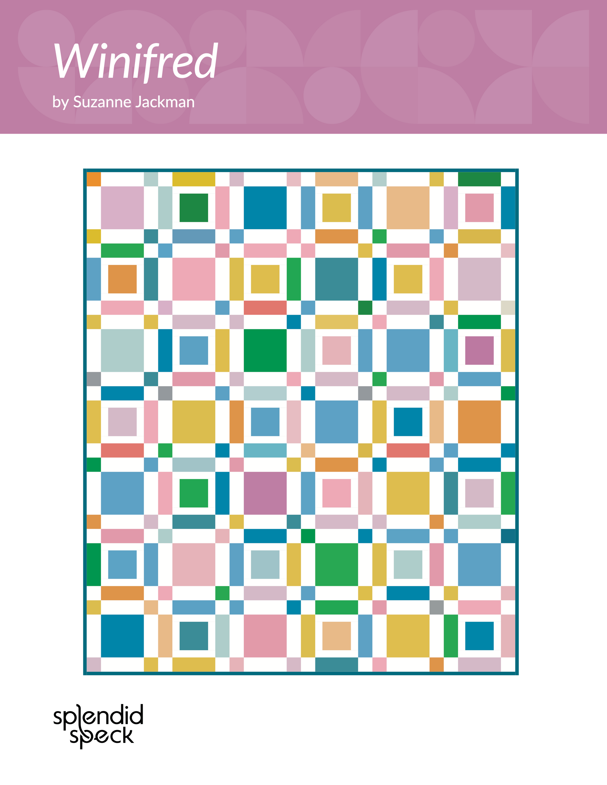 Winifred - Quilt Pattern - Layer Cake Pattern - PDF