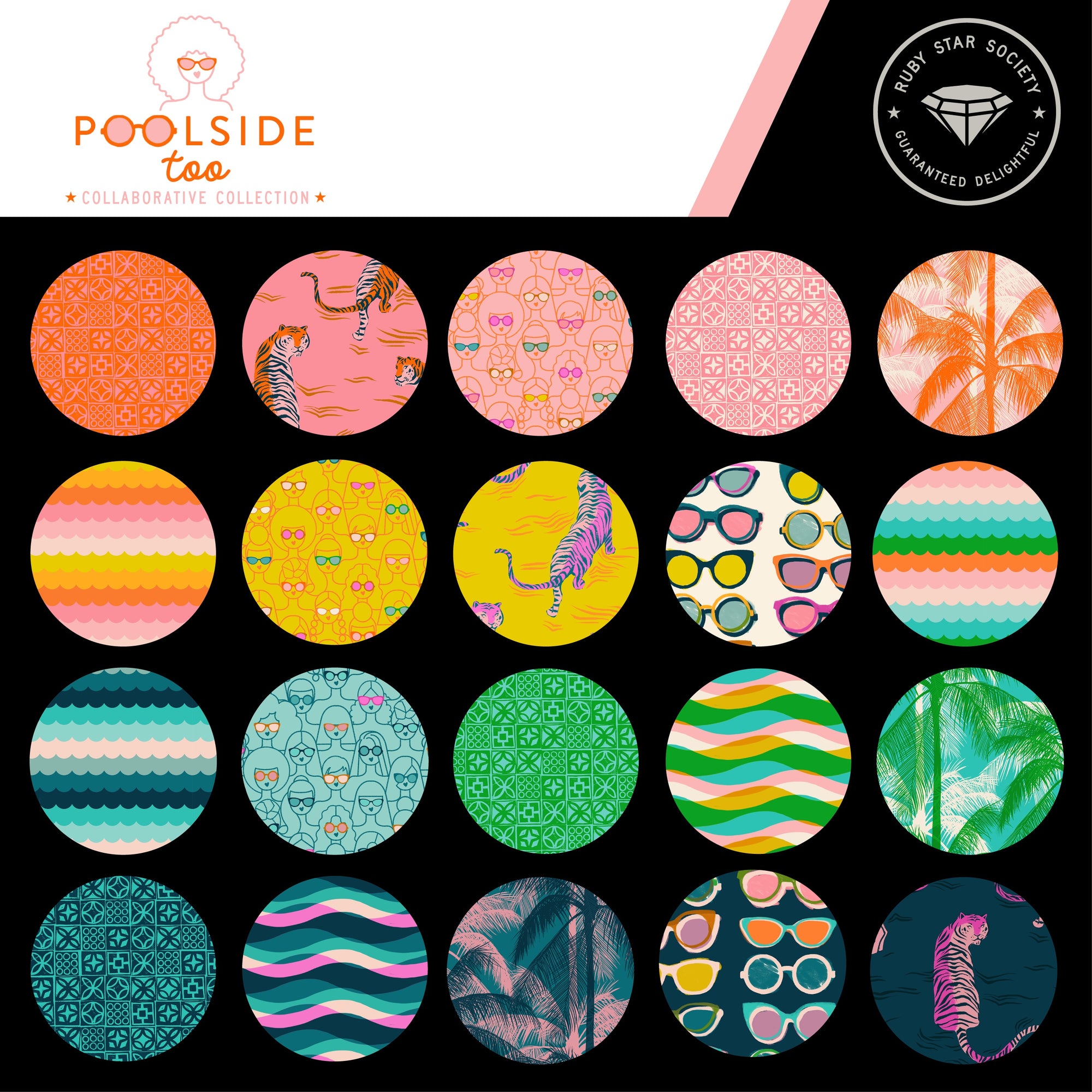 Poolside Too - Fat Quarter Bundle - Ruby Star Society - Moda