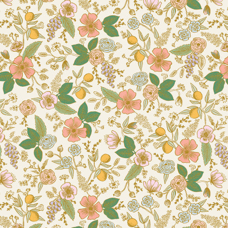 Orchard - Colette - Cream Metallic - Rifle Paper Co. - Cotton + Steel